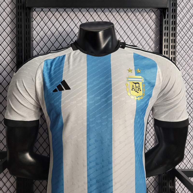 CAMISA VERSÃO PLAYER DA SELEÇÃO DA ARGENTINA 22/23 TRADICIONAL - VELOP SPORTS
