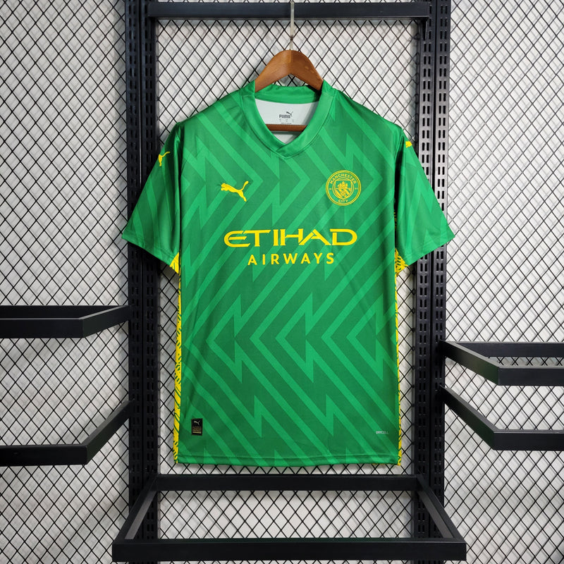 CAMISA DO MANCHESTER CITY 23/24 VERDE GOLEIRO - VELOP SPORTS