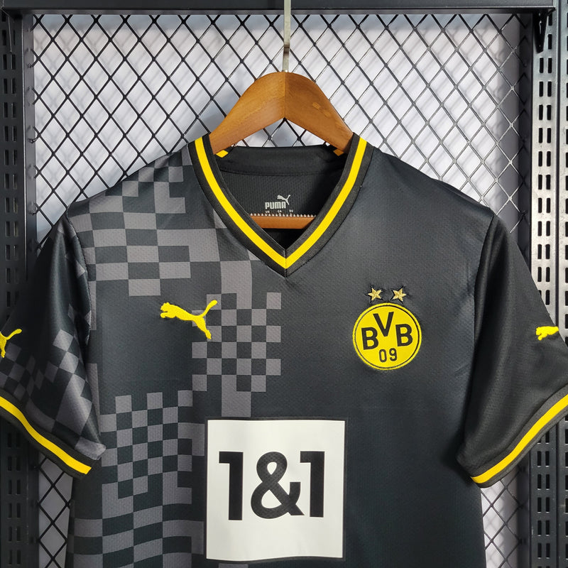 CAMISA DO BORUSSIA DORTMUND 22/23 BLACK - VELOP SPORTS