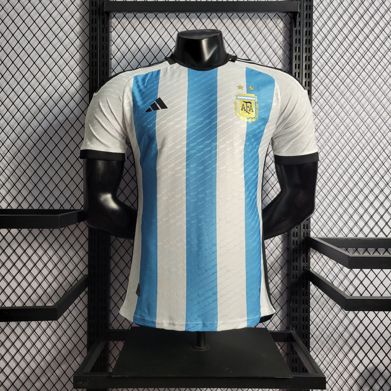 CAMISA VERSÃO PLAYER DA SELEÇÃO DA ARGENTINA 22/23 TRADICIONAL - VELOP SPORTS
