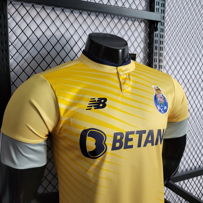 CAMISA VERSÃO PLAYER DO PORTO 22/23 AMARELO - VELOP SPORTS