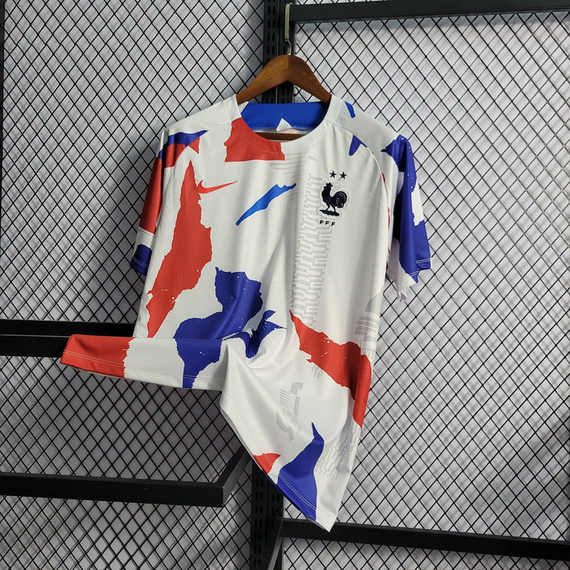 CAMISA DA SELEÇÃO DA FRANÇA 22/23 MULTICOLOR TREINO - VELOP SPORTS