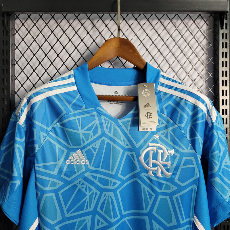CAMISA DO FLAMENGO 22/23 AZUL GOLEIRO TREINO - VELOP SPORTS