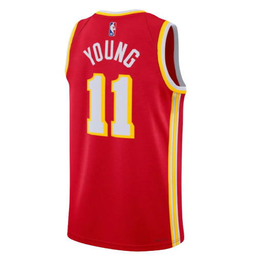 Regata Atlanta Hawks - Trae Young - 2022/23 Swingman Jersey - Vermelha - VELOP SPORTS