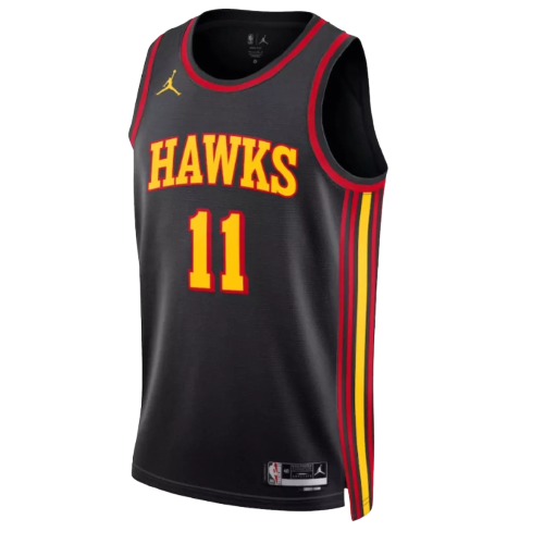 Regata Atlanta Hawks - Trae Young - 2022/23 Swingman Jersey - Preta - VELOP SPORTS
