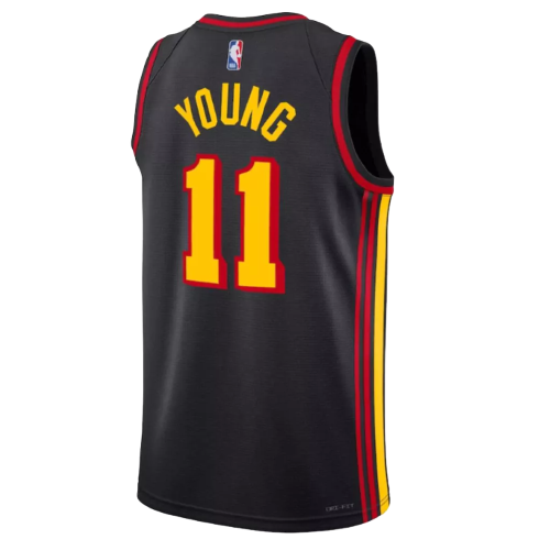 Regata Atlanta Hawks - Trae Young - 2022/23 Swingman Jersey - Preta - VELOP SPORTS