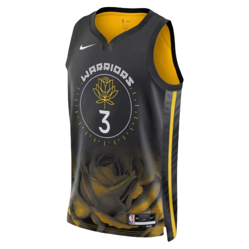 Regata Golden State Warriors -Jordan Poole - 2022/23 City Edition - Preta - VELOP SPORTS