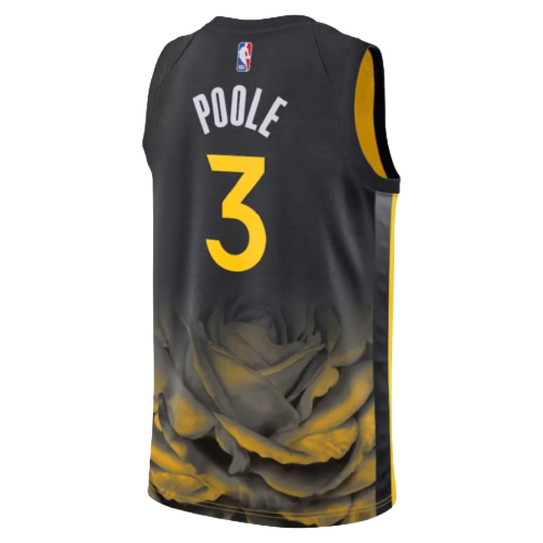 Regata Golden State Warriors -Jordan Poole - 2022/23 City Edition - Preta - VELOP SPORTS