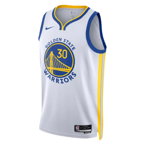 Regata Golden State Warriors -Stephen Curry- 2022/23 Swingman Jersey - Branca - VELOP SPORTS