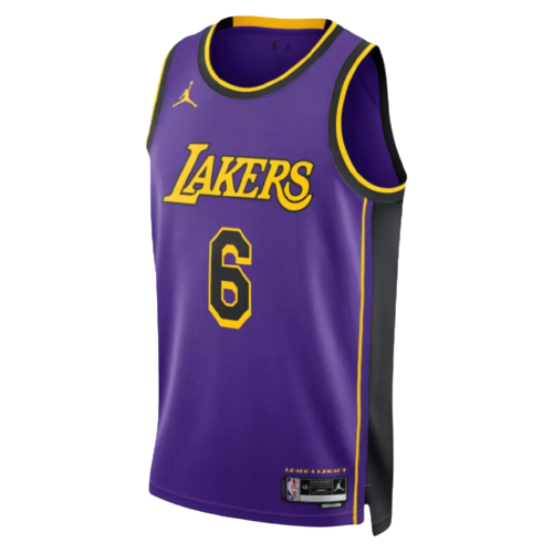 Regata Los Angeles Lakers- LeBron James 2022/23 Swingman Jersey - Roxa - VELOP SPORTS