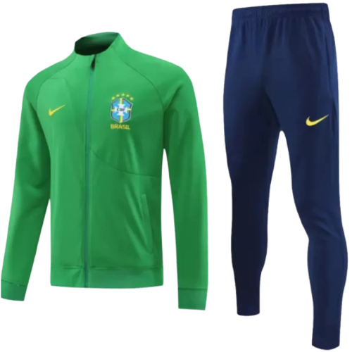 Agasalho de Viagem Seleção Brasil - Masculino - Verde - VELOP SPORTS
