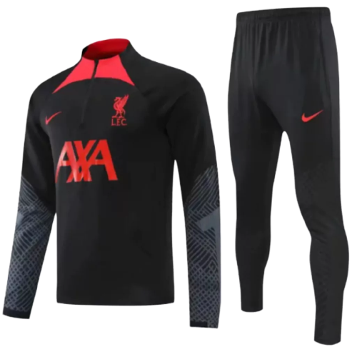 Conjunto de Treino Liverpool - Masculino - Preto - VELOP SPORTS